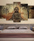 Meditating Buddha figure canvas