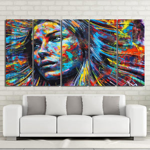 Abstract Face Canvas