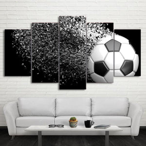 Football abstract art canvas