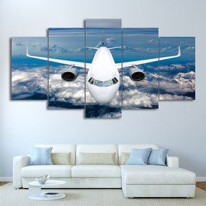 Airplane in the Clouds Canvas
