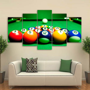 Pool table canvas