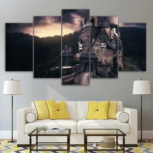 Old castle canvas