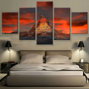 Switzerland landscape canvas